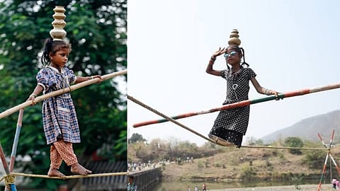 गर्मी, हवा, बारिश की परवाह किए बिना जीवनयापन कर रहा डोंबारी समुदाय