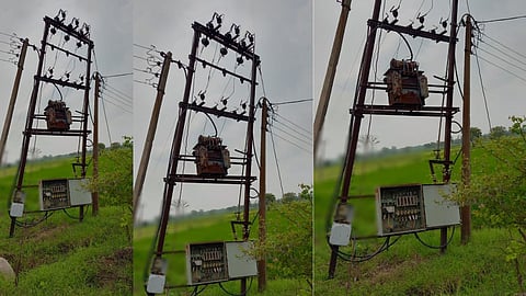 ट्रांसफार्मर की खराबी से ग्रामीण हैरान-परेशान