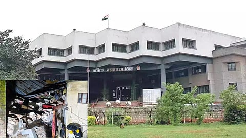 इमारत ढही तो जागी नासिक मनपा