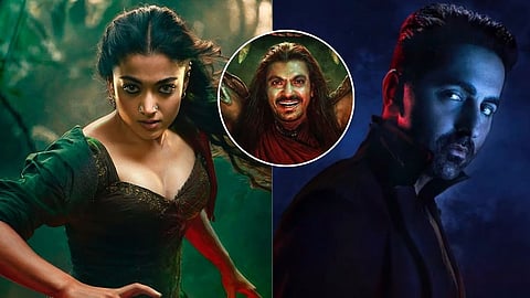 Thama First Look: ताड़का बन डराने को तैयार हैं रश्मिका, यक्षासन बने नवाजुद्दीन, थमा फर्स्ट लुक