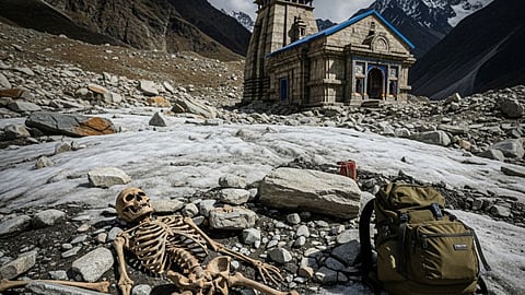 kedarnath-glacier-skeleton-missing telangana-youth-identified