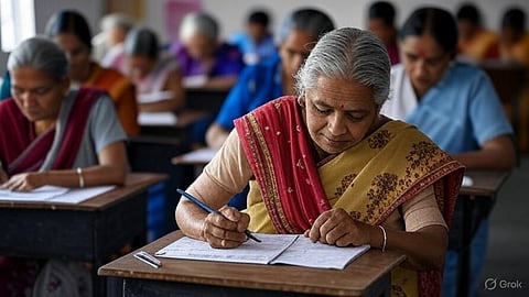 13609 दादा-दादी देंगे परीक्षा