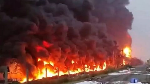 FIRE IN GUJRAT