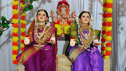 गौरी पूजन से घरों में श्रद्धा का संगम