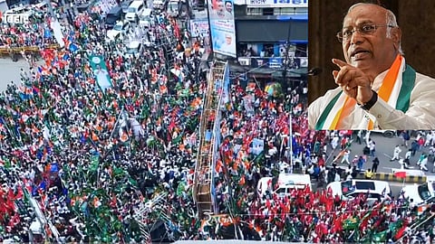 राहुल गांधी की यात्रा डाकबंगला चौराहे पर पुलिस ने रोका, खड़गे ने दी चेतावनी...बदल रही सरकार