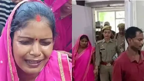 पति के शव से लिपटकर दहाड़े मार-मारकर रो रही थी पत्नी, पुलिस को गुमराह करने के लिए रची खौफनाक साजिश