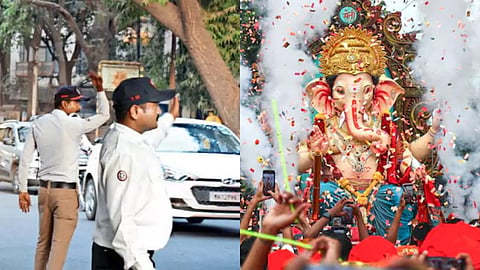 Nagpur Traffic Diversion during Ganesh Visarjan: श्रीगणेश के विसर्जन के लिए आज नागपुर में यातयात प्रभावित न हो इसके लिए ट्रैफिक पुलिस ने कड़े बंदोबस्त किए है। यहां जाने कौन-से रूट रहेंगे बंद।