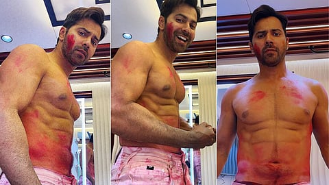 Varun Dhawan: 'सनी संस्कारी' की तैयारी में डूबे वरुण धवन, 'भांग पार्टी' में फ्लॉन्ट की बॉडी
