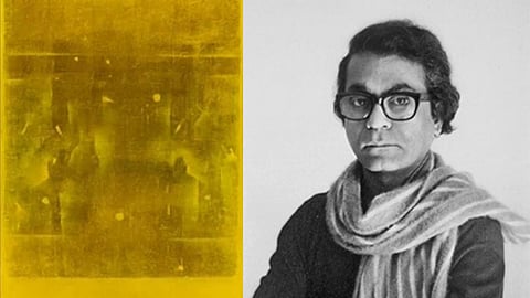 Vasudeo Gaitonde untitled 1971 oil on canvas painting auctioned for Rs 67 08 crore