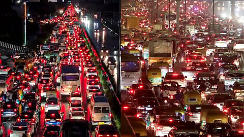 gurugram traffic