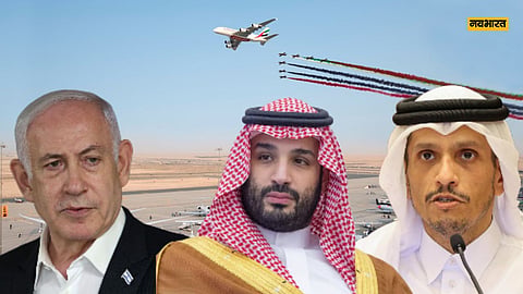 israel-hamas-war-uae-bans-israel-dubai-airshow-gulf-airstrike-doha-qatar