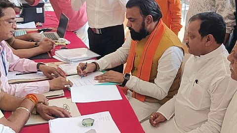 सम्राट चौधरी ने नामांकन किया दाखिल
