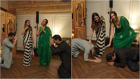 Aparshakti Khurana and Neha Dhupia
