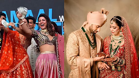 अविका गौर और मिलिंद चंदवानी की शादी में हिना खान और ईशा मालवीय ने मचाया धमाल, निभाई जूते चुराने की रस्म