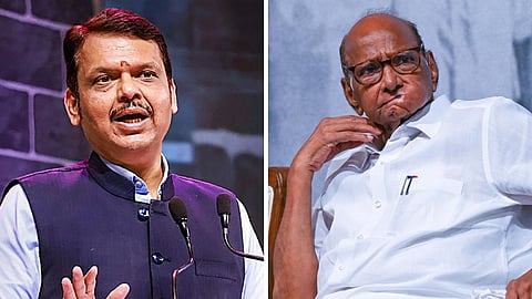 Devendra Fadnavis And Sharad Pawar
