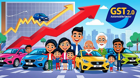 GST 2.0 से ऑटोमोबाइल सेक्टर में जबरदस्त उछाल, कारों की बिक्री दोगुनी होकर पहुंची 5 लाख यूनिट्स