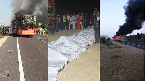 Jaisalmer Bus Fire Accident