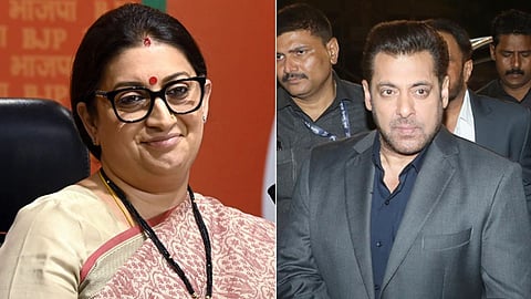 स्मृति ईरानी के सामने सलमान खान को पड़ी थी डांट, चुपचाप सुनते रहे फटकार