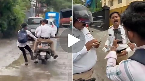 Thane Viral Video