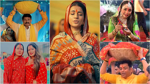 मनोज तिवारी से अक्षरा समेत कई भोजपुरी सितारे छठ महापर्व पर हुए मग्न, दूसरी बार बिन शादी रखेंगी व्रत