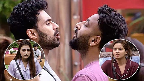 bigg boss 19 Neelam farhana abhishek Shahbaz fight