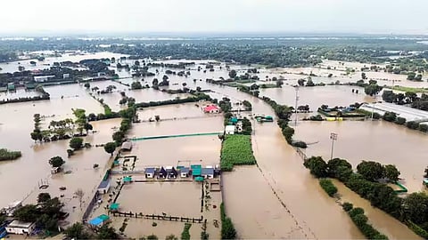संभाजीनगर में भारी बारिश (pic credit; social media)
