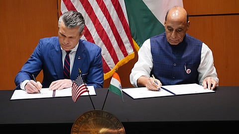 India-US sign 10-year defence pact, Rajnath Singh says 'new chapter begins'
