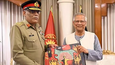 यूनुस ने फिर की गुस्ताखी...मुल्ला मुनीर की शह पर भारत के इलाकों पर बताया अपना, PAK जनरल से की मीटिंग