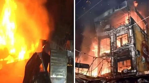 moradabad-pari-restaurant-fire-cylinder-blast-woman-dead-10-injured-wedding-spark