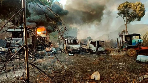 myanmar army attack village 24 killed including children