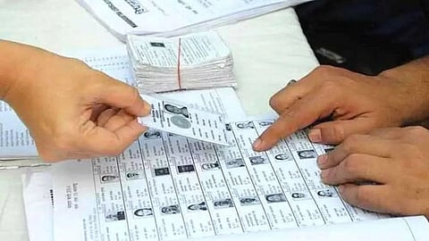 palghar voter list Woman name appears six times duplicate entries removed