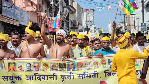 आरक्षण बचाव के लिए हजारों लोगों की उत्स्फूर्त भागीदारी