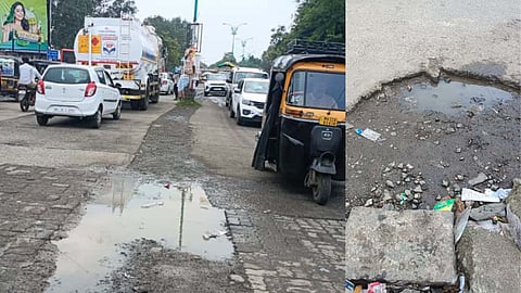 wardha-bus-stand-road-construction-flaws