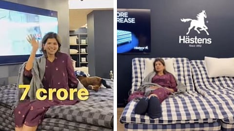A Mumbai designer’s video of a ₹7 crore handmade Swedish luxury mattress has gone viral for its extraordinary craftsmanship and unique natural materials.