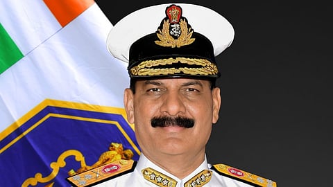 Indian Navy Chief Admiral Dinesh K Tripathi