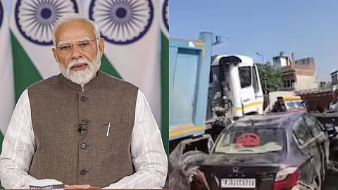 PM Modi on jaipur Accident