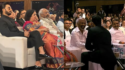 Ranveer Singh paid respect to Rajinikanth by touching his feet