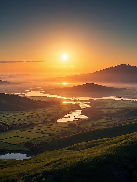 country where sun rises all time