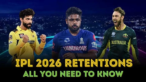IPL 2026 के लिए सभी टीमों ने रिटेन और रिलीज खिलाड़ियों की लिस्ट जारी की, देखें किस टीम ने किसे...
