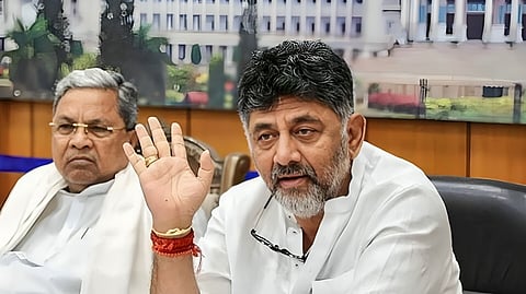 karnataka-politics siddaramaiah-dk-shivakumar-breakfast-meeting-unity-message-cm-change-rumors-bjp-jds-reaction