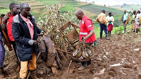 Kenya suffers devastation, 13 killed in Rift Valley landslide; heavy rains worsen crisis