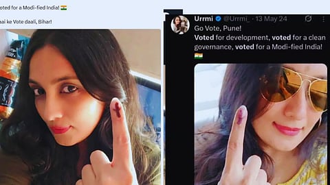 Pune Woman Inked Finger: पुणे की वकील की स्याही लगी उंगली वाली सेल्फी से बिहार में ‘वोट चोरी’ विवाद भड़का। कांग्रेस ने BJP पर धांधली के आरोप तेज किए, युवती ने दी सफाई।