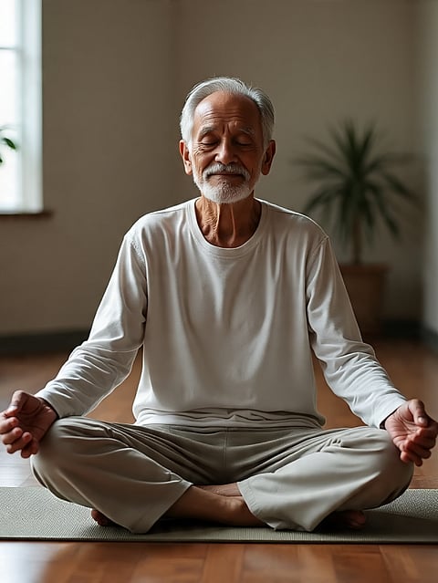 yoga poses for old people