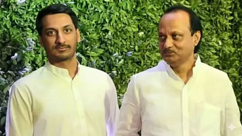Ajit Pawar and Parth Pawar