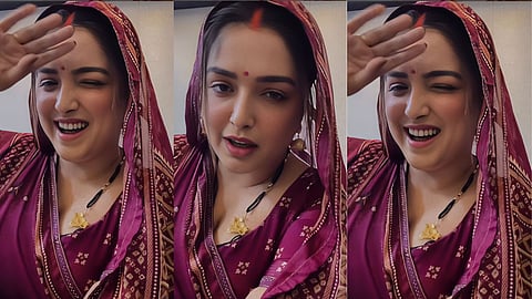 Amrapali Dubey new reel has created a sensation on social media