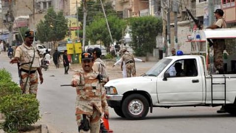 Pakistan Forces Firing