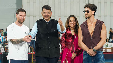 CM Devendra Fadnavis And Lionel Messi
