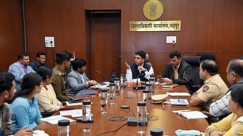 Chandrapur Collector Review Meeting Elections