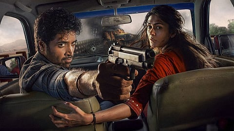 Mrunal Thakur and Adivi Sesh fim Dacoit explosive teaser out