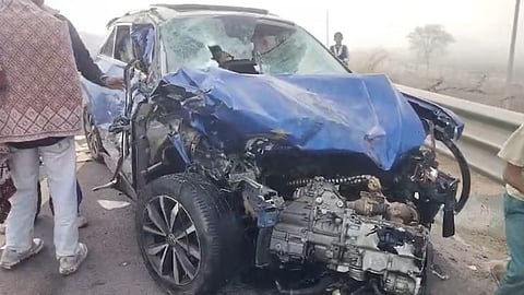 Delhi Mumbai Expressway Major Accident